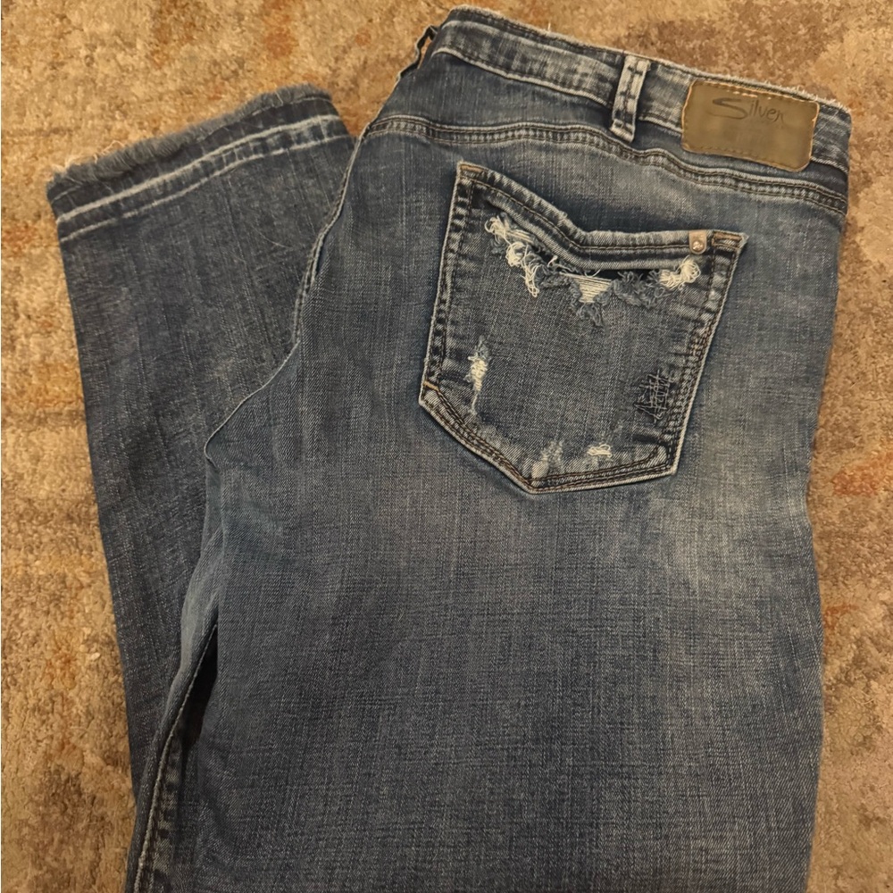 Silver Jeans Men's Distressed Denim